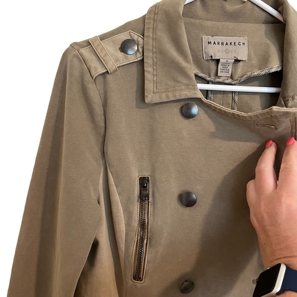 Marrakech Taupe Blazer Jacket Size Small - Picture 2 of 11